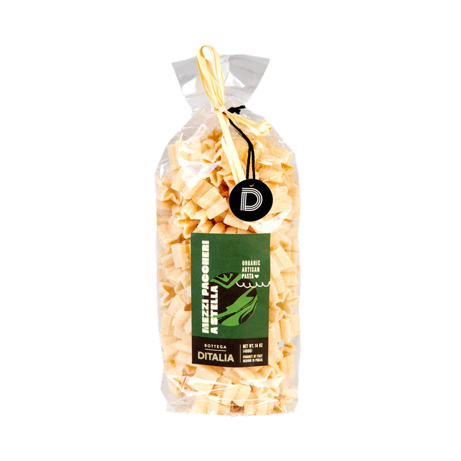 Organic Mezzi Paccheri A Stella "Star" Pasta