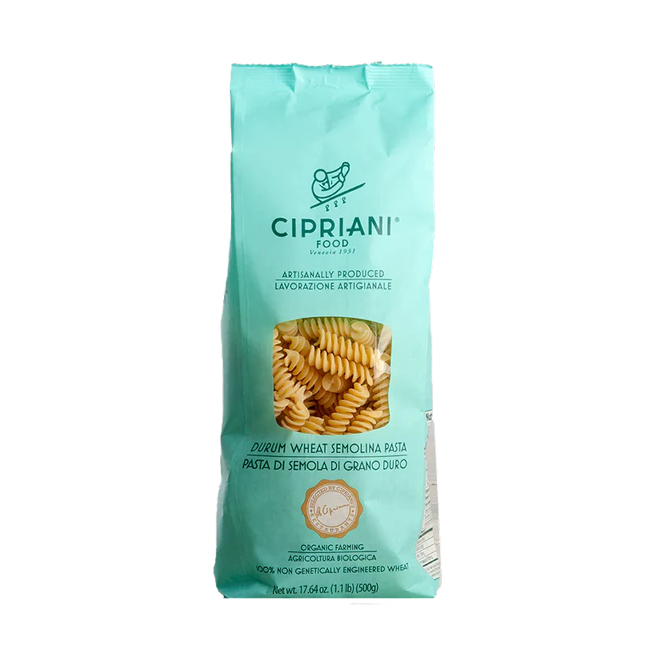 Organic Semolina Fusilli Pasta